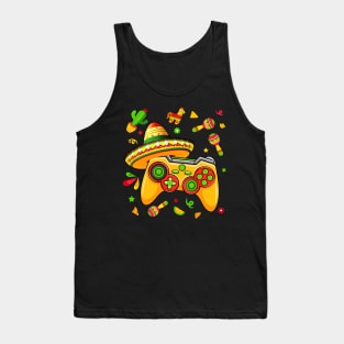 Cinco De Mayo Video Game Let's Fiesta Mexican 5 De Mayo Tank Top